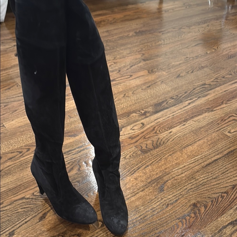 Stuart Weitzman Black Over the Knee Boots